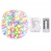 30M LED String Lights Holiday Twinkle Decorative Lights with 8 Flashing Modes Remote Controller